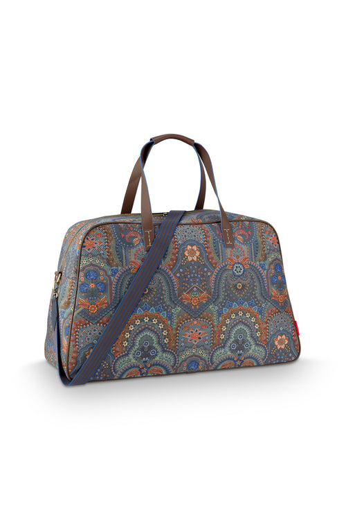 Pip Studio - Tovy Weekendtas Dames - Jabali - Blauw - 65x25.5x35cm - vtwonen shop