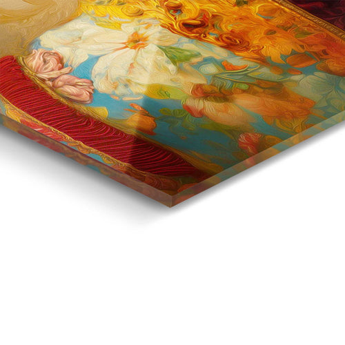 Reinders glasschilderij Kleurkoningin - 116x78cm
