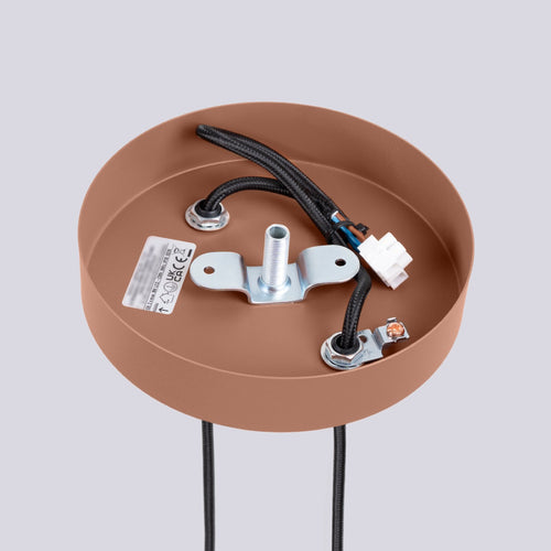 Sollux Lighting Hanglamp HALO 2P mokka - 15x15x120cm
