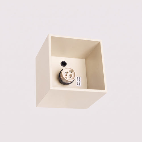Sollux Lighting Plafondlamp QUAD 1 beige - 10x10x10cm