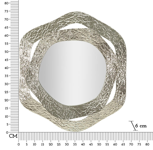 Mauro Ferretti wandspiegel - 66x6x75 cm - zilver