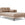 Cosmopolitan Design rechter chaise longue Bali flueel, geel - 185x102x75cm
