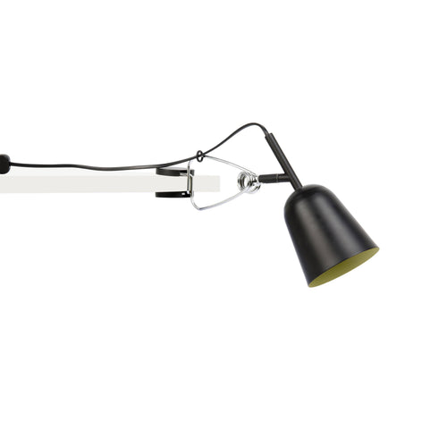 Faro Studio - 1 Light Clip On Spotlight Zwart, Crème, E14