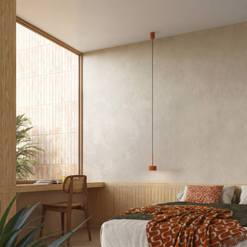Sollux Lighting Hanglamp AURA 1 rode oker Gx53 - 10x10x125cm