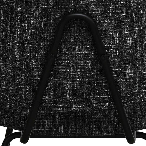 Furnhouse eetkamerstoel Sofia - Zwart - Stof (Bouclé) - Set van 4