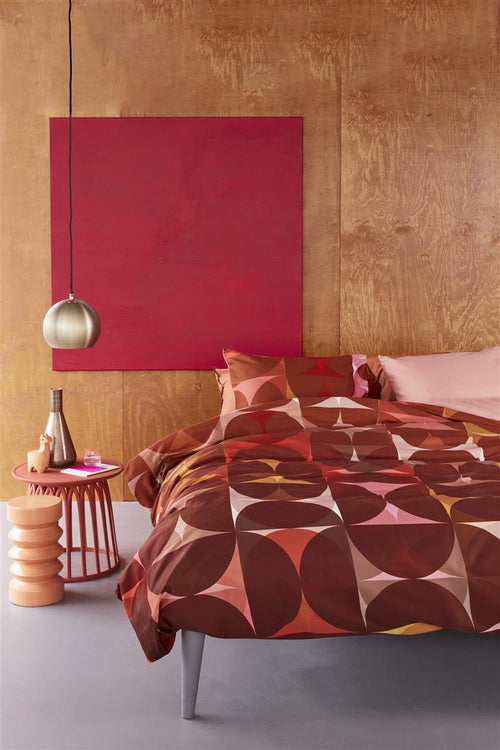 Beddinghouse Dutch Design dekbedovertrek Redwood - 200x200/220 cm - rood - vtwonen shop