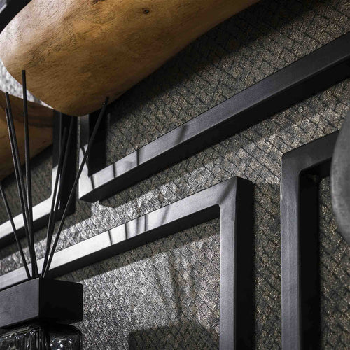 Giga Meubel Wandschap Edge - Naturel Acaciahout - Set van 5 - 25x12x75cm - vtwonen shop