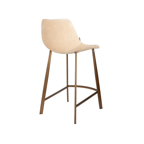 Dutchbone Franky Barkrukken 65 cm Beige - Set van 2