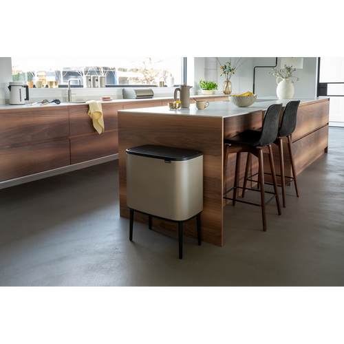 Bo Touch Bin, met 1 binnenemmer, 36 liter - Metallic Gold - vtwonen shop