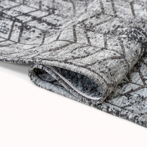 Ecorugs vloerkleed Harlem Contrast - zwart - 280x390cm
