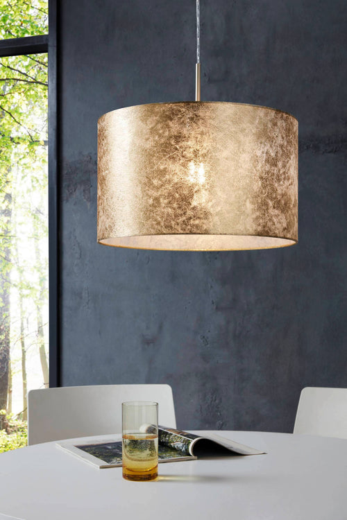 EGLO hanglamp Viserbella - e27 - ø 38 cm - champagne/goud