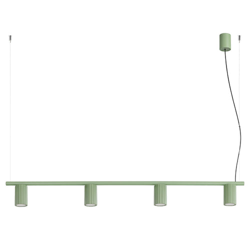Sollux Lighting Kroonluchter KARBON 4 salie - 122x6,5x212cm