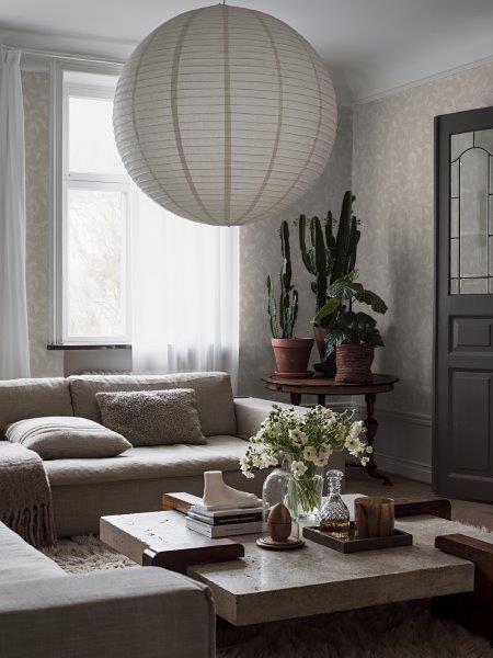 Borastapeter behang bladeren beige - 53 cm x 10.05 m - 660256 - vtwonen shop