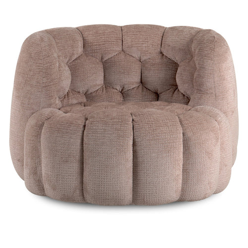 DÉJA Living Draaifauteuil Trones - Taupe - 100x98x72cm