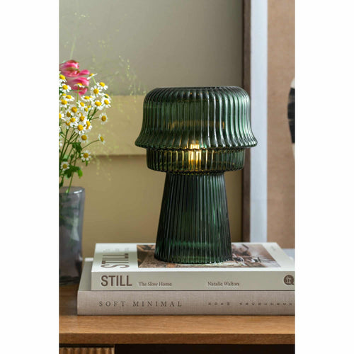 Leitmotiv tafellamp Cadiz Corded - groen - Ø18cm