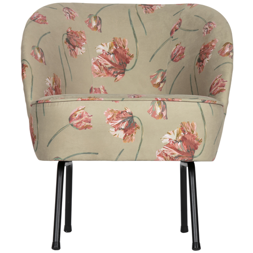 BePureHome fauteuil Vogue - Velvet - Rococo Agave - 69x57x70 - vtwonen shop