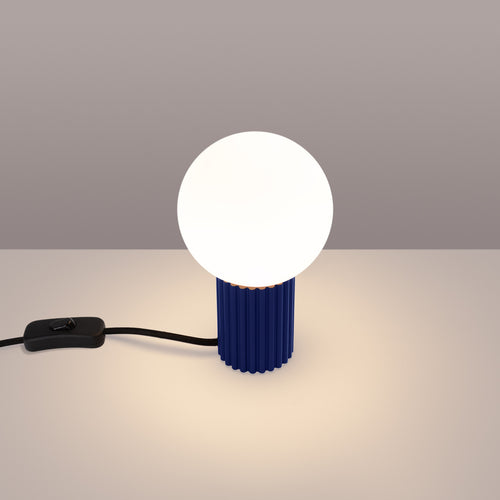 Sollux Lighting Tafellamp HALO ultramarijn - 12x12x19cm