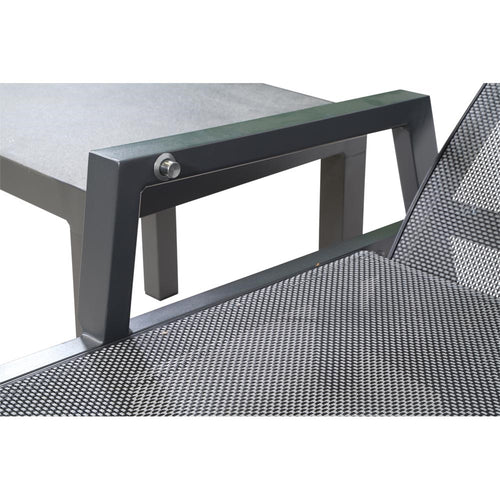 Lesli Living tuintafel Down - grijs - 50x50x46m