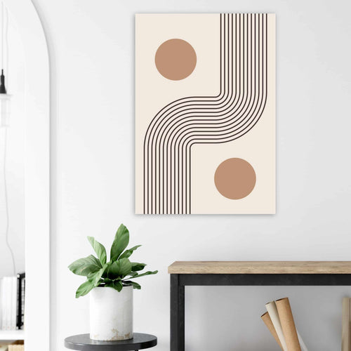 Artfulprints  Boho – Soft symmetry   poster A4 21x29.7 cm - vtwonen shop