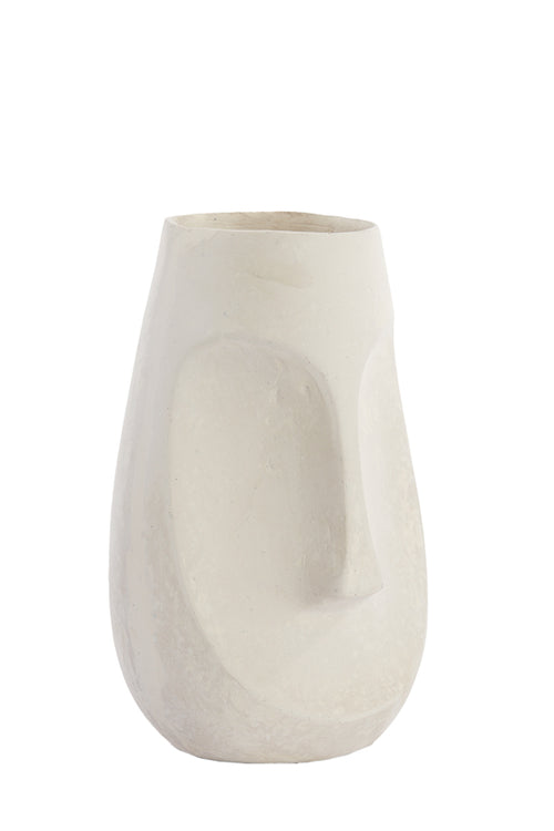 Light & Living pot FACE - Ø18x29.5cm - wit - vtwonen shop