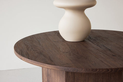 Rebellenclub Salontafel Yune - ø80 cm - Bruin - vtwonen shop