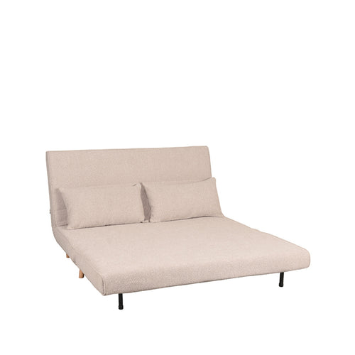 LABEL51 Slaapbank Double - Naturel Bouclé - 141x90x81cm - vtwonen shop