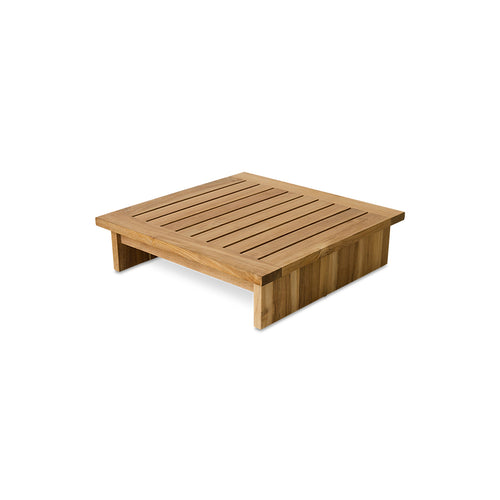 HKLIVING Outdoor hocker teak – natural - vtwonen shop