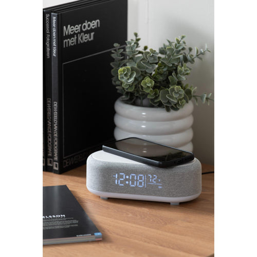 Karlsson wekker Vogue - grijs - 19.8x9.8x7cm - vtwonen shop