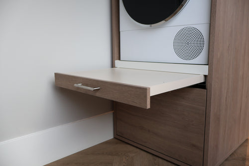 Wastoren® wasmachinekast - Twin Collection 4.3-E - naturel eiken - 134 x 233 x 65 cm