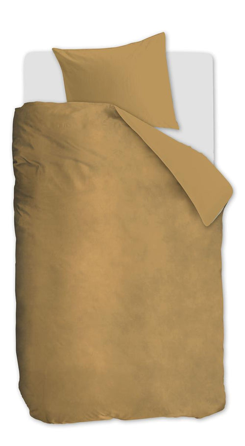 At Home by Beddinghouse Tender dekbedovertrek - Eenpersoons - 140x200/220 cm - Goud - vtwonen shop