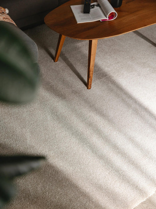benuta wasbaar shaggy vloerkleed Melvin - beige - 140x200 cm