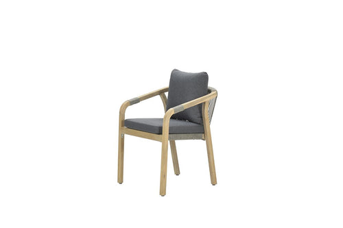 Santos dining fauteuil - acaciahout white wash-rope dgrijs-mystic grey - vtwonen shop