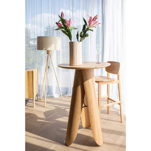 Zuiver Fleur Barkruk Hout Beige