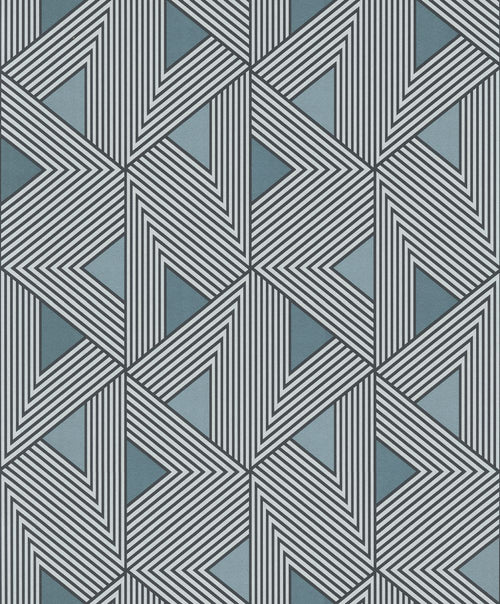 Masureel behang geometrische vormen zwart en wit - 53 cm x 10.05 m - 630929 - vtwonen shop