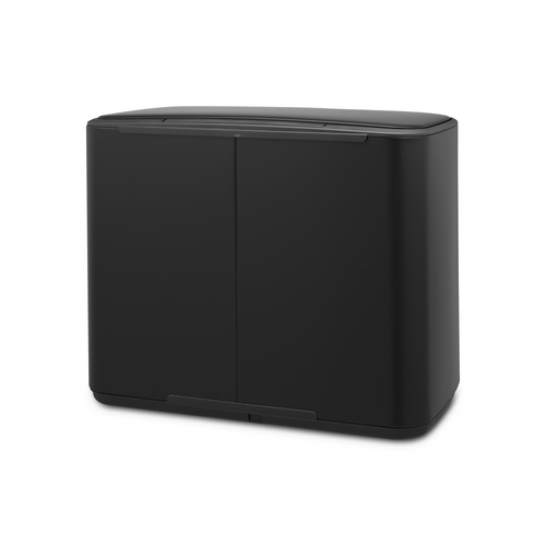 Brabantia Bo Pedaalemmer, met 2 binnenemmers, 11 + 23 liter - Matt Black - vtwonen shop