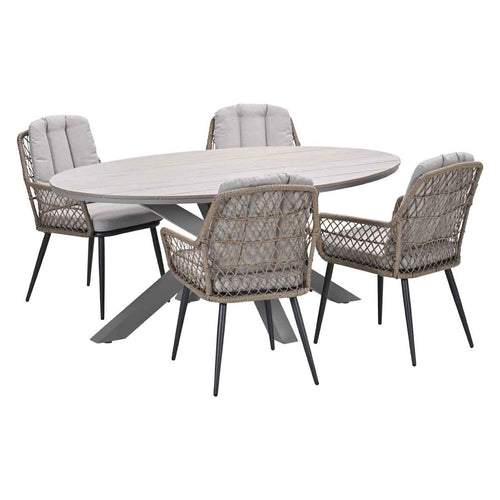 Garden Impressions tuinset Kalibo - Tulli - natural - 180x115 cm - 5-delig - vtwonen shop