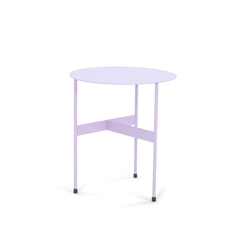 Spinder Design bijzettafel Mira Low - Soft Lilac - Ø 40 - vtwonen shop