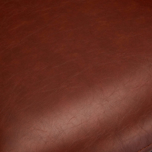 Furnhouse eetkamerstoelen armleuning Luna - Cognacbruin - Kunstleer - Set van 6