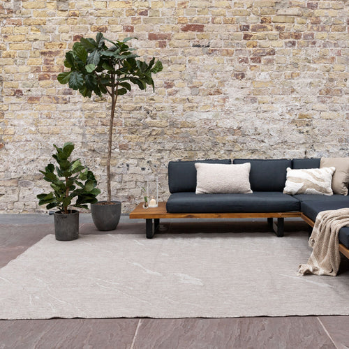 Buitenkleed Marble - Naturel/wit - dubbelzijdig - EVA Interior - 160 x 230 cm