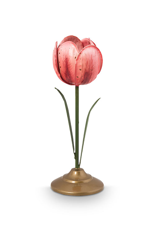 Pip Studio - Tulpen Kandelaar - Roze - 21cm - 2 stuks