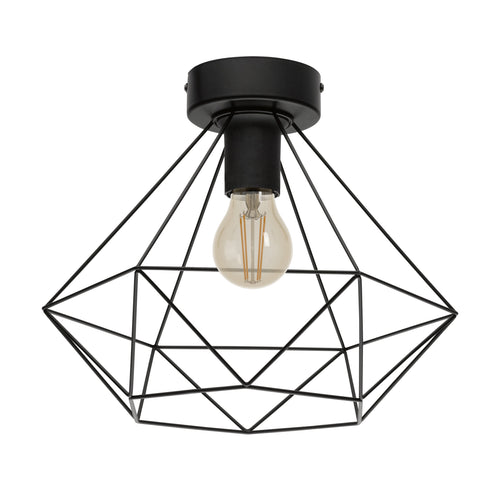 EGLO plafondlamp Tarbes - e27 - ø 32,5 cm - zwart