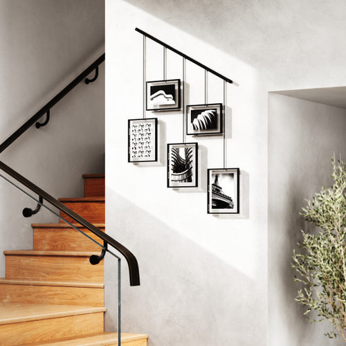 Umbra set met fotolijsten (5) Exhibit - 79 x 3 x 43 cm - Zwart