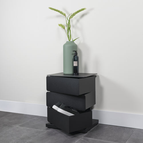 Spinder Design ladekast Joey 3 - Zwart - vtwonen shop