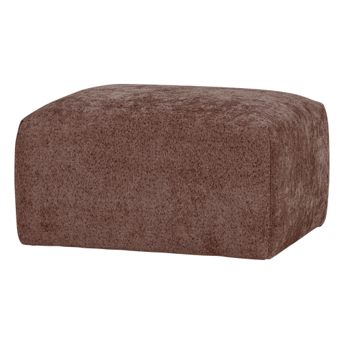 WOOOD hocker slub Umina - Chenille - Oudroze