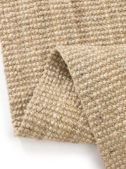 benuta jute vloerkleed Svea - crème - 150x150 cm
