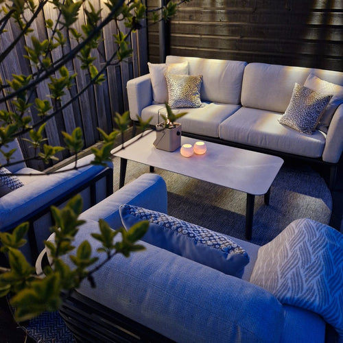 Garden Impressions loungeset Sentosa donker grijs 4-delig - vtwonen shop