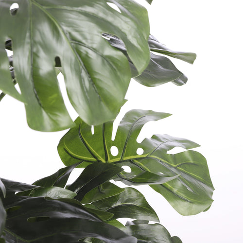 Mica Decorations Monstera Kunstplant - H140 x Ø80 cm - Groen