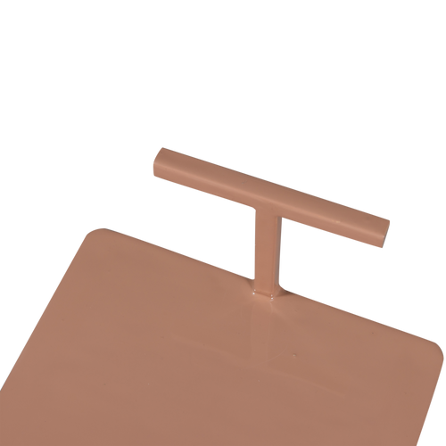 WOOOD bijzettafel Toste - Metaal - Oud Roze - 64x22x22