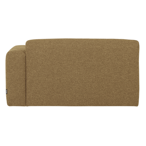 WOOOD 1,5-zits bank arm rechts Mojo Base - Bouclé - Geel/Bruin - 74x145x97