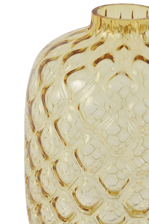 Light & Living vaas CARINO - Ø29x42cm - geel - vtwonen shop